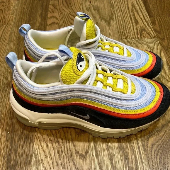 NWOT Kids Nike Air Max 97 Set to Rise Rainbow (3.5) - Picture 1 of 8